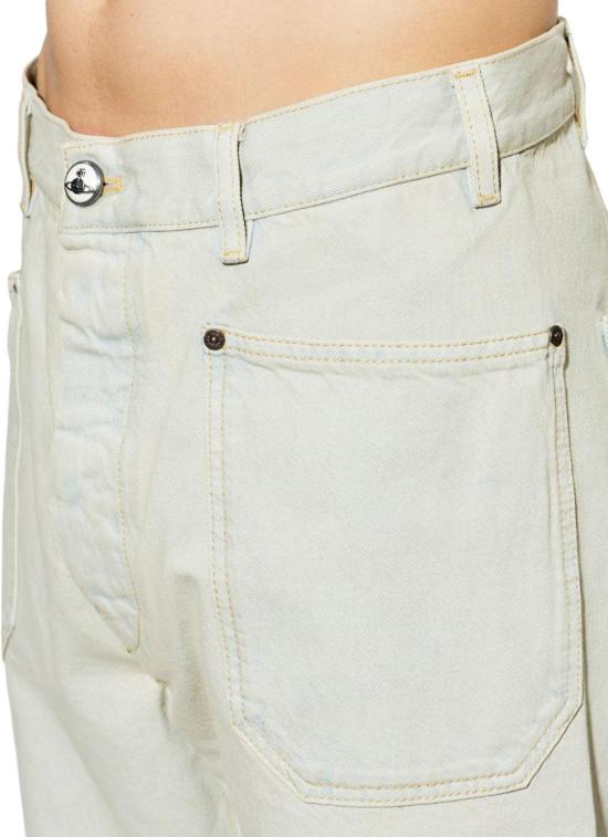 26SS 비비안웨스트우드 데님 팬츠 10011427930398 WHITE - VIVIENNE WESTWOOD