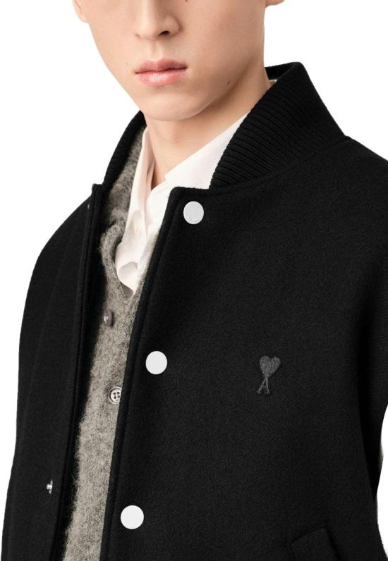 26FW 아미 봄버 자켓 HJK941WV0078001 BLACK - AMI