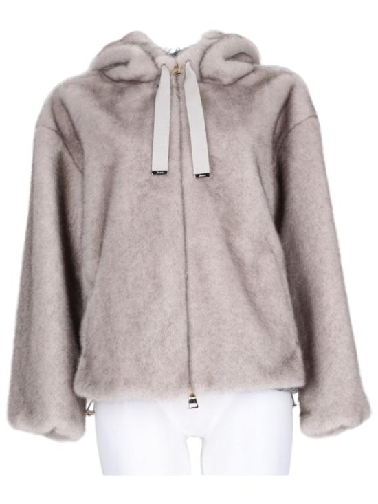 26FW 에르노 멜란지 얼터너티브 밍크 퍼 보머 자켓 GI000318D 127399410 Grey