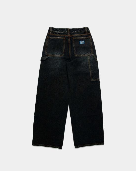  Larriet 데님 팬츠 라리엇 더블 니 카펜터 팬츠 더티 인디고 - OTHER BRANDS