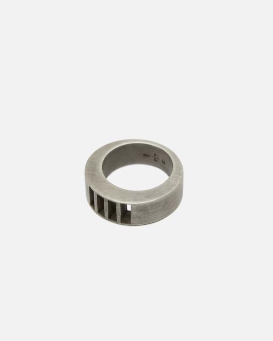  parts of four 반지 4바 펀치아웃으로 제작된 4개의 초승달 모양 링 부품 / 9mm / Da - OTHER BRANDS