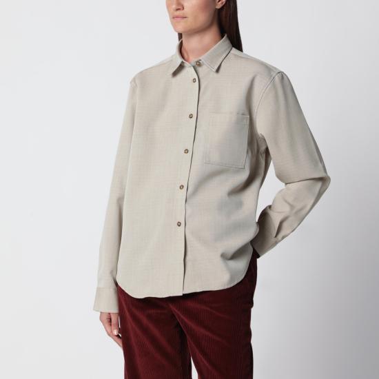 26FW 로에 셔츠 421 19 002CO Beige