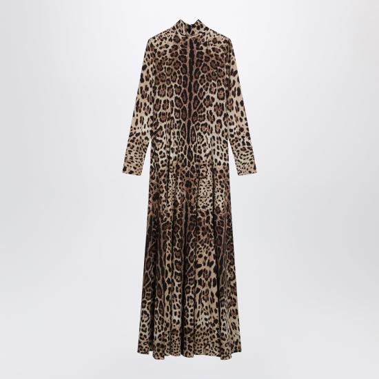 26FW 돌체앤가바나 롱 원피스 F612KTFSADD Brown