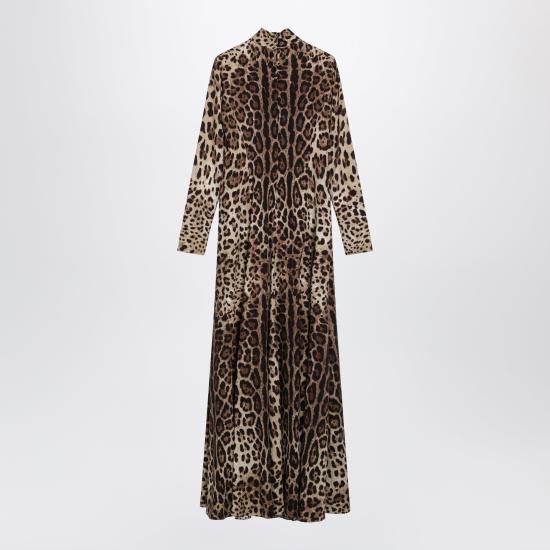 26FW 돌체앤가바나 롱 원피스 F612KTFSADD Brown - DOLCE & GABBANA