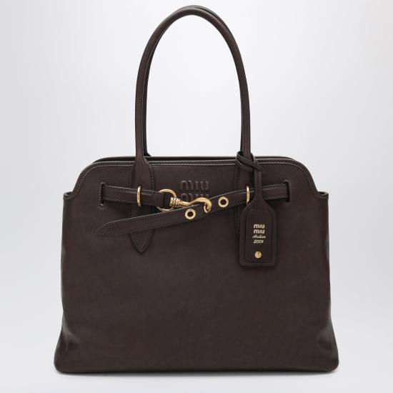 26FW 미우미우 아방뛰르 나파 레더 백 아방뛰르 나파 레더 백 5BG291OON2BBL Brown