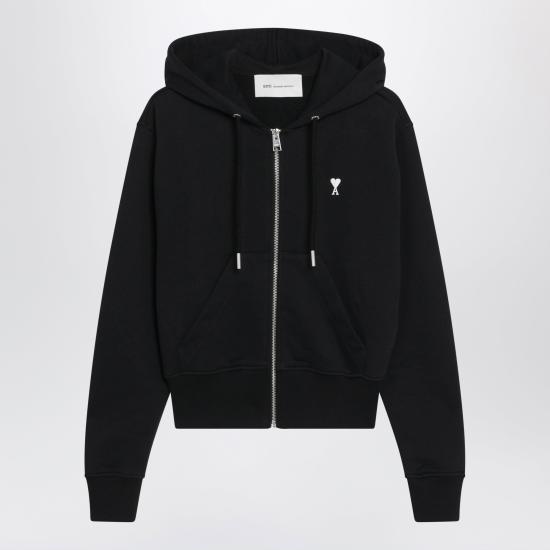 26FW 아미 후드 티셔츠 FSW801730 Black
