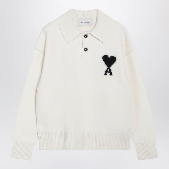 26FW 아미 폴로 티셔츠 UPL409D018 White