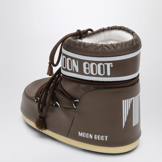 26FW 문부츠 아이콘 나일론 로우 부츠 80D1409340NY Brown - MOON BOOT