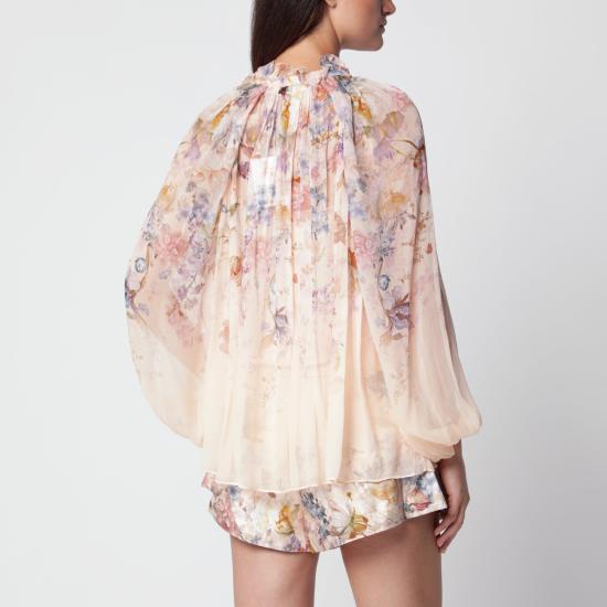 26FW 짐머만 블라우스 0991TF261VI Pink - ZIMMERMANN