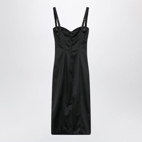 26FW 돌체앤가바나 미디 원피스 F60DGTFURHM Black - DOLCE & GABBANA