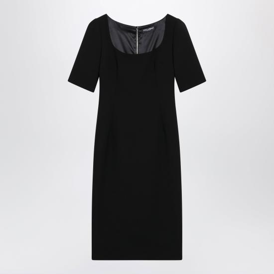 26FW 돌체앤가바나 미디 원피스 F623GTFU2L8 Black