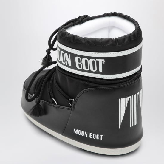 26FW 문부츠 아이콘 나일론 로우 부츠 80D1409340NY Black - MOON BOOT