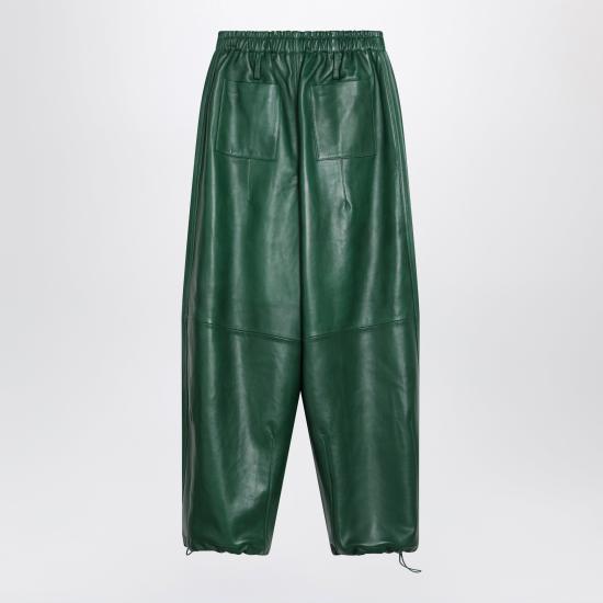 26FW 더프랭키샵 가죽 팬츠 PAFS22828LE Green - THE FRANKIE SHOP
