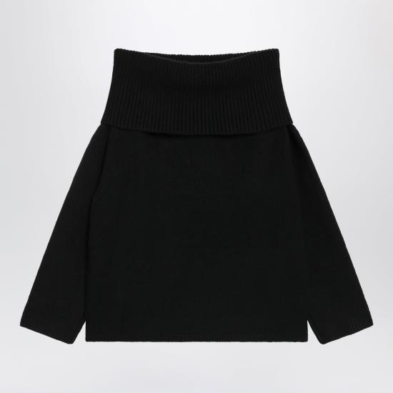 26FW 루루 드 세종 스웨터 SIBYLWS Black - LOULOU DE SAISON