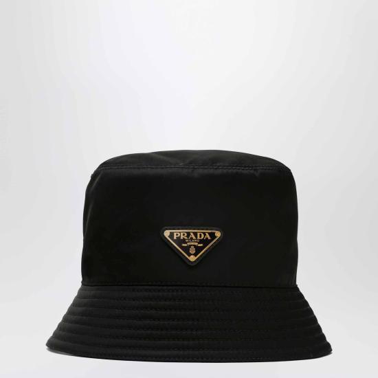 26FW 프라다 나일론 버킷햇 나일론 버킷햇 1HC1372DMI Black