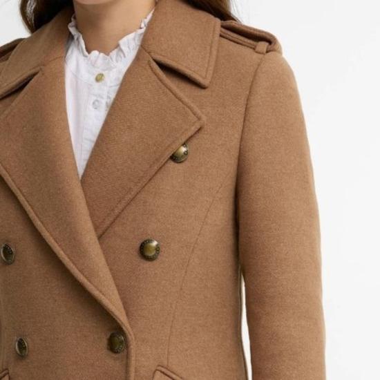  바버 코트 어스 코츠모어 울 재킷 카멜 - BARBOUR