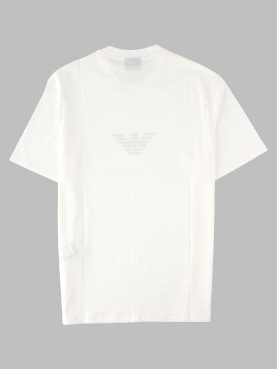 26FW 엠포리오 아르마니 반팔 티셔츠 EM004583 AF13669M0306 WHITE - EMPORIO ARMANI