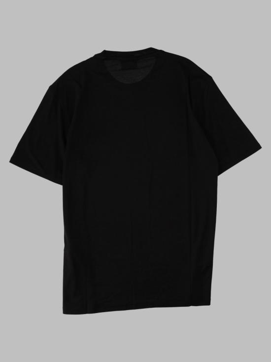 26FW 엠포리오 아르마니 반팔 티셔츠 EM004585 AF10017UC001 BLACK - EMPORIO ARMANI