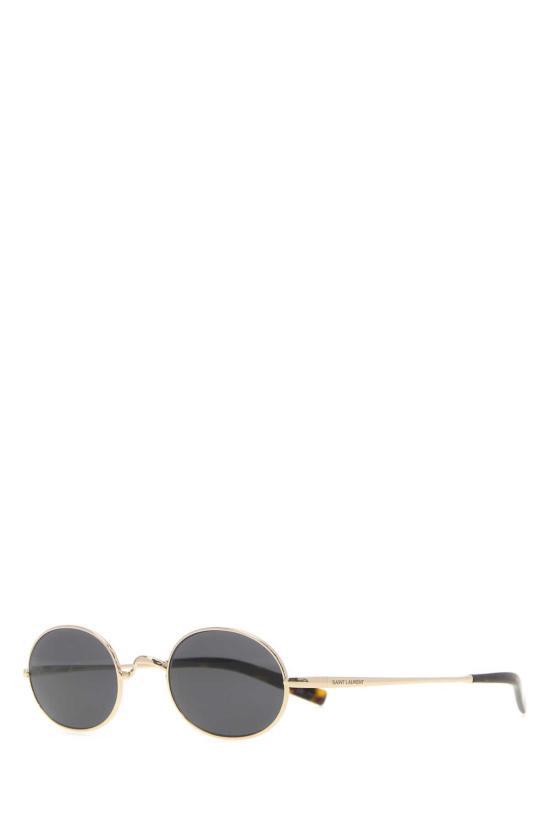 26FW 생로랑 T 라운드 메탈 선글라스 A003DPY9917 8033 Gold