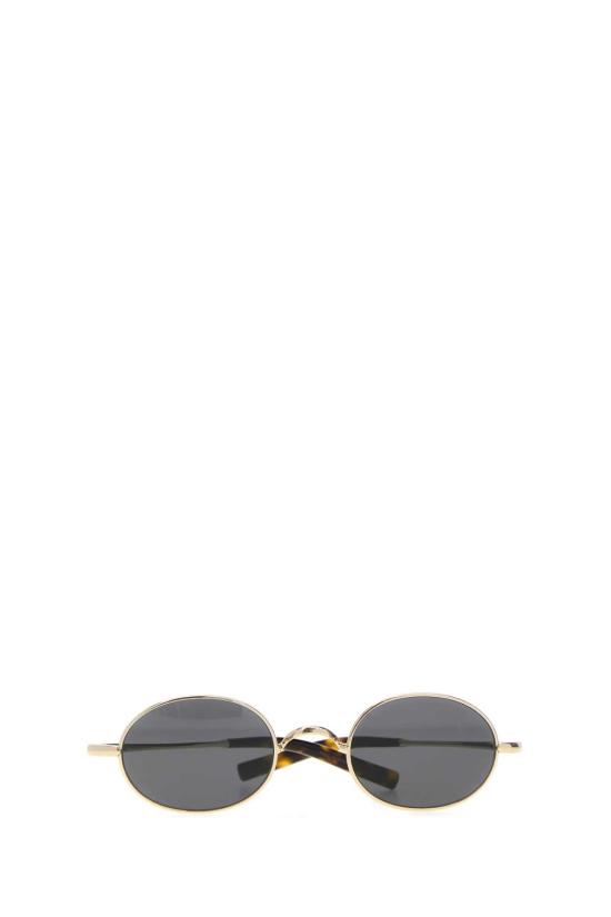 26FW 생로랑 T 라운드 메탈 선글라스 A003DPY9917 8033 Gold - SAINT LAURENT