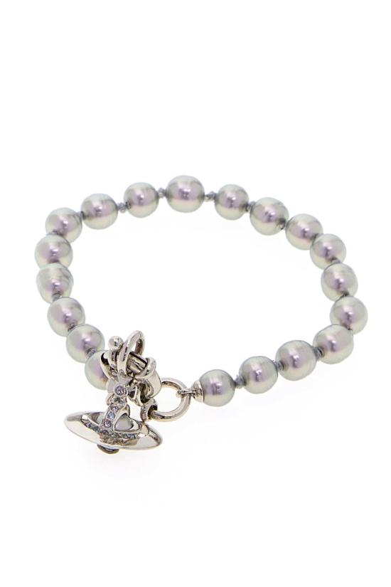 26FW 비비안웨스트우드 팔찌 6103006Q02P757 P757 Grey - VIVIENNE WESTWOOD