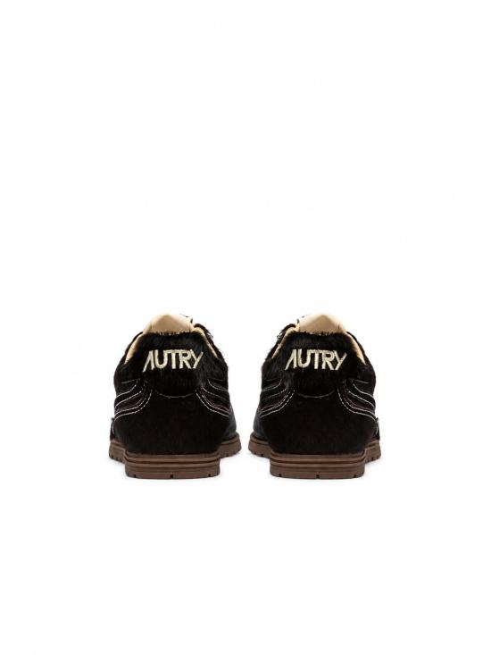 26FW 오트리 WINDSPIN 윈드스핀 스니커즈 WSLWBN 01 PONY MONO BROWN - AUTRY