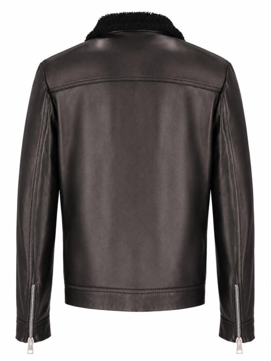26FW 라 로즈 가죽 자켓 605JACK BK BLACK - LA ROSE
