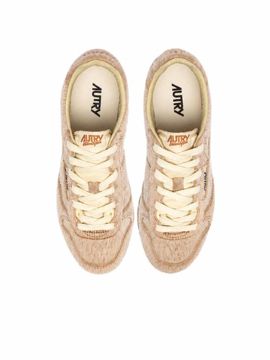 26FW 오트리 WINDSPIN 윈드스핀 스니커즈 WSLWBN 04 PONY MONO IVORY IVR - AUTRY