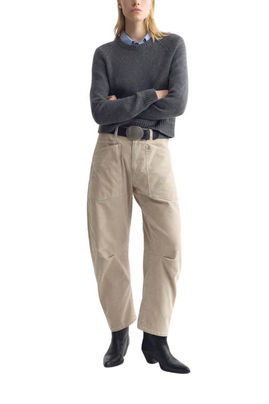  닐리로탄 스트레이트 팬츠 Nili Lotan Shon Pant 석회화 - NILI LOTAN