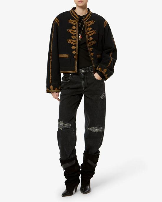 26FW 이자벨마랑 무스탕 VE0726FA D3H07E01BK Black - ISABEL MARANT