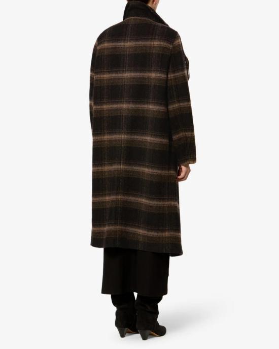 26FW 이자벨마랑 코트 MA0555FA D3D01EBKKI BLACK KHAKI - ISABEL MARANT