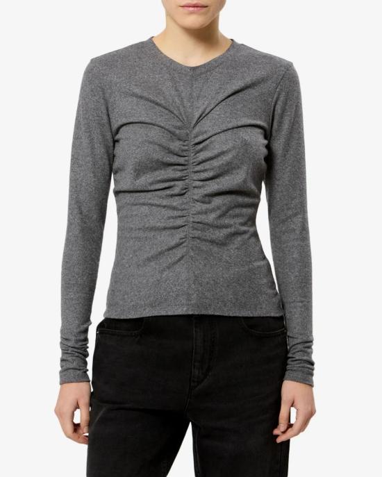 26FW 이자벨마랑 긴팔 티셔츠 HT0960FA D3K05E02GY Grey - ISABEL MARANT