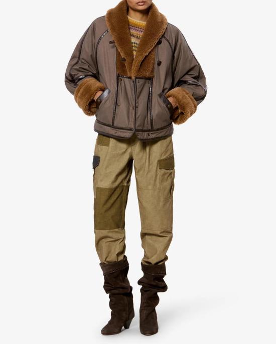 26FW 이자벨마랑 무스탕 VE0725FA D3C01E50BW Brown - ISABEL MARANT