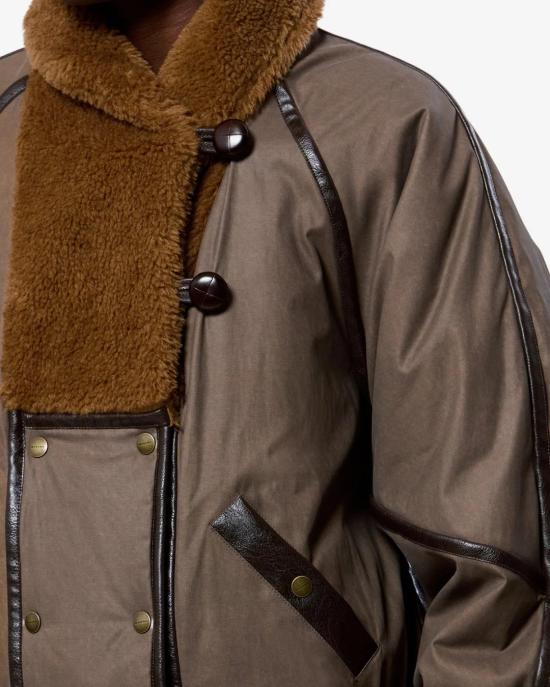 26FW 이자벨마랑 무스탕 VE0725FA D3C01E50BW Brown - ISABEL MARANT