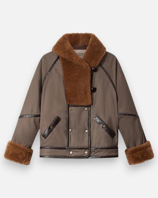 26FW 이자벨마랑 무스탕 VE0725FA D3C01E50BW Brown