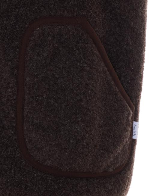 26FW 아미시 베스트 AMX237 CV83XXXXC0241 Brown - AMISH