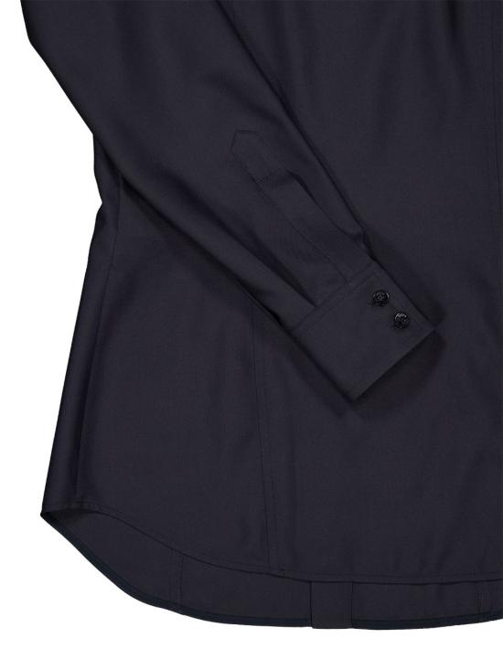 26FW 구찌 실크 포플린 셔츠 A007YM ZAVRW4440 INK - GUCCI