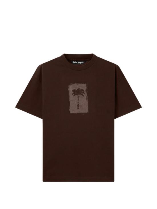 26FW 팜앤젤스 반팔 티셔츠 PAMAA01W26JR19 6063 BROWN