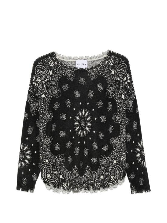 26FW 쿠즈텡 스웨터 F2913 2357 NOIR BLANC