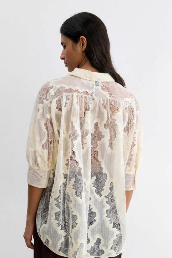  레이첼 코미 블라우스 레이먼 셔츠 아이보리 - RACHEL COMEY