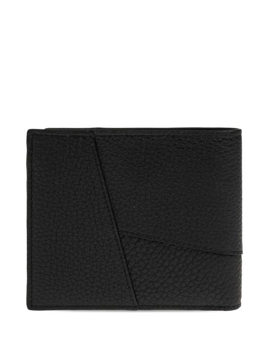 26FW 로에베 퍼즐 그레인 카프스킨 바이폴드 월렛 C510302X23 1100 BLACK - LOEWE