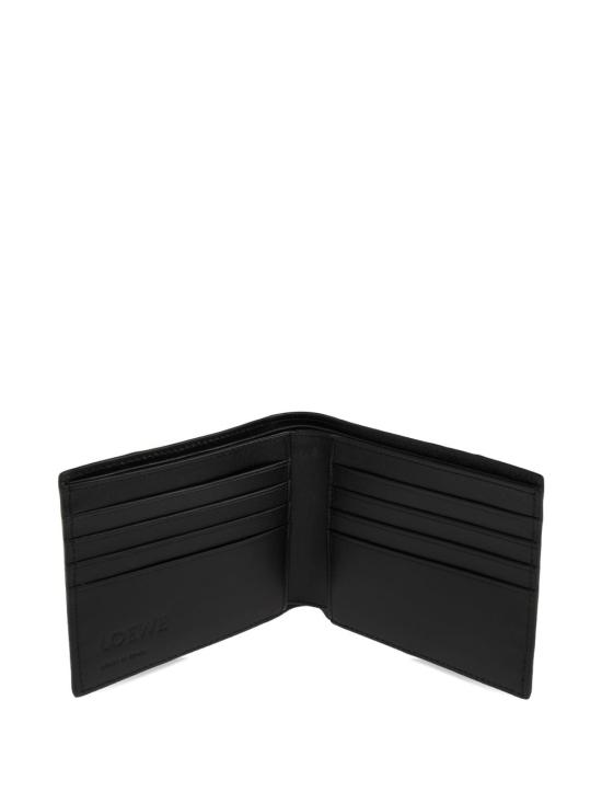 26FW 로에베 퍼즐 그레인 카프스킨 바이폴드 월렛 C510302X23 1100 BLACK - LOEWE