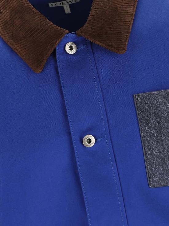26FW 로에베 코트 H526Y03WDQ 5100 Blue - LOEWE