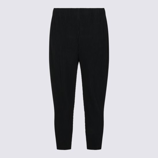 26FW 옴므 플리세 이세이 미야케 스트레이트 팬츠 HP68JF084 15 BLACK - HOMME PLISSE' ISSEY MIYAKE