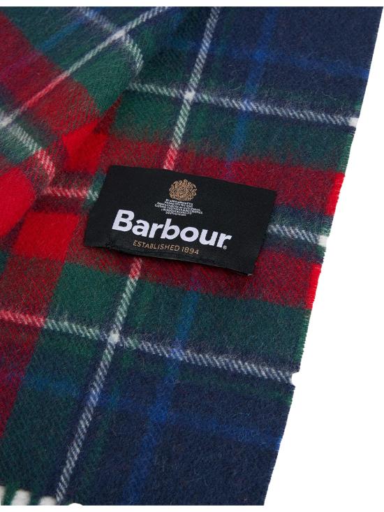 26FW 바버 뉴 체크 타탄 스카프 USC0137 NY98 GREEN - BARBOUR