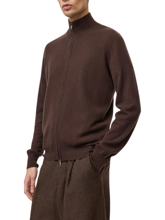 26FW 소프트 고트 집업 니트 FW25SF01912046 MOCHA BROWN - SOFT GOAT