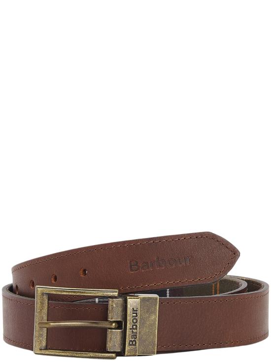 26FW 바버 가죽 벨트 MAC0364 TN11 BROWN