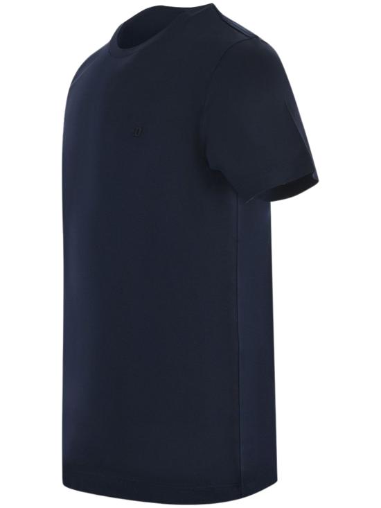 26FW 돈답 반팔 티셔츠 US198 JF0271UZL4890 NAVY - DONDUP