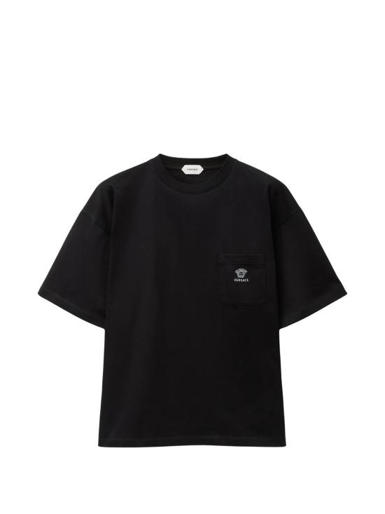 26FW 베르사체 반팔 티셔츠 1024574 1A179151B000 BLACK