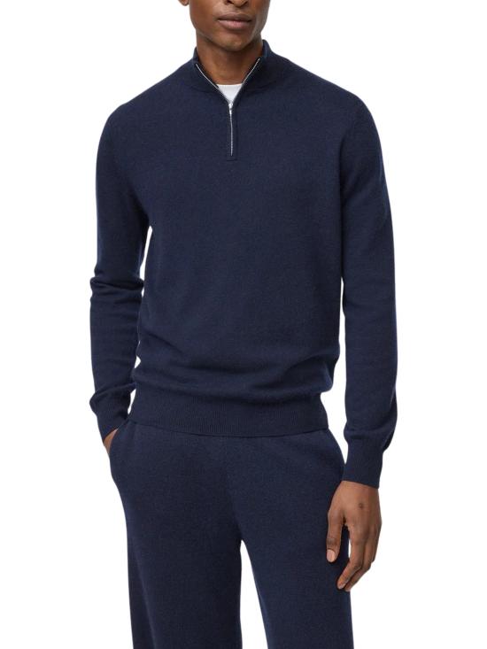 26FW 소프트 고트 집업 니트 FW25SF192210039 NAVY - SOFT GOAT